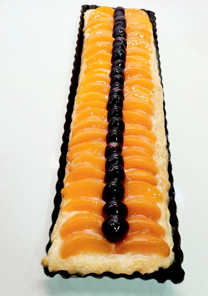 Una foto de Tarta de albaricoques