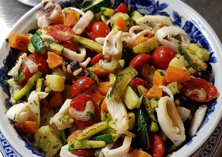 Ricetta Insalata catalana di seppie e calamari di Alexa Cookpad