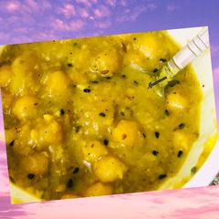 A picture of Punjabi chole in my style.