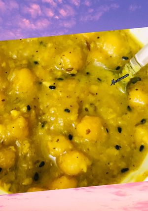 A picture of Punjabi chole in my style.