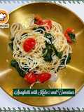 👩‍🍳Spaghetti with Kale and Tomatoes