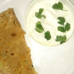 A picture of Aloo parantha.