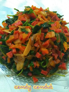 Foto resep Tumis bayam