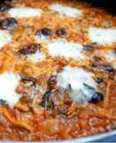 Arroz cremoso con camagrocs y gorgonzola