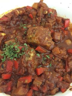 A picture of Greek Meatballs.