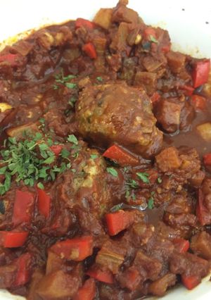 A picture of Greek Meatballs.