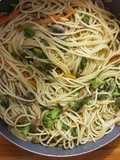 Espaguetti estilo oriental