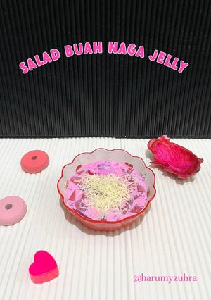 Foto resep Salad Buah Naga Jelly 💕