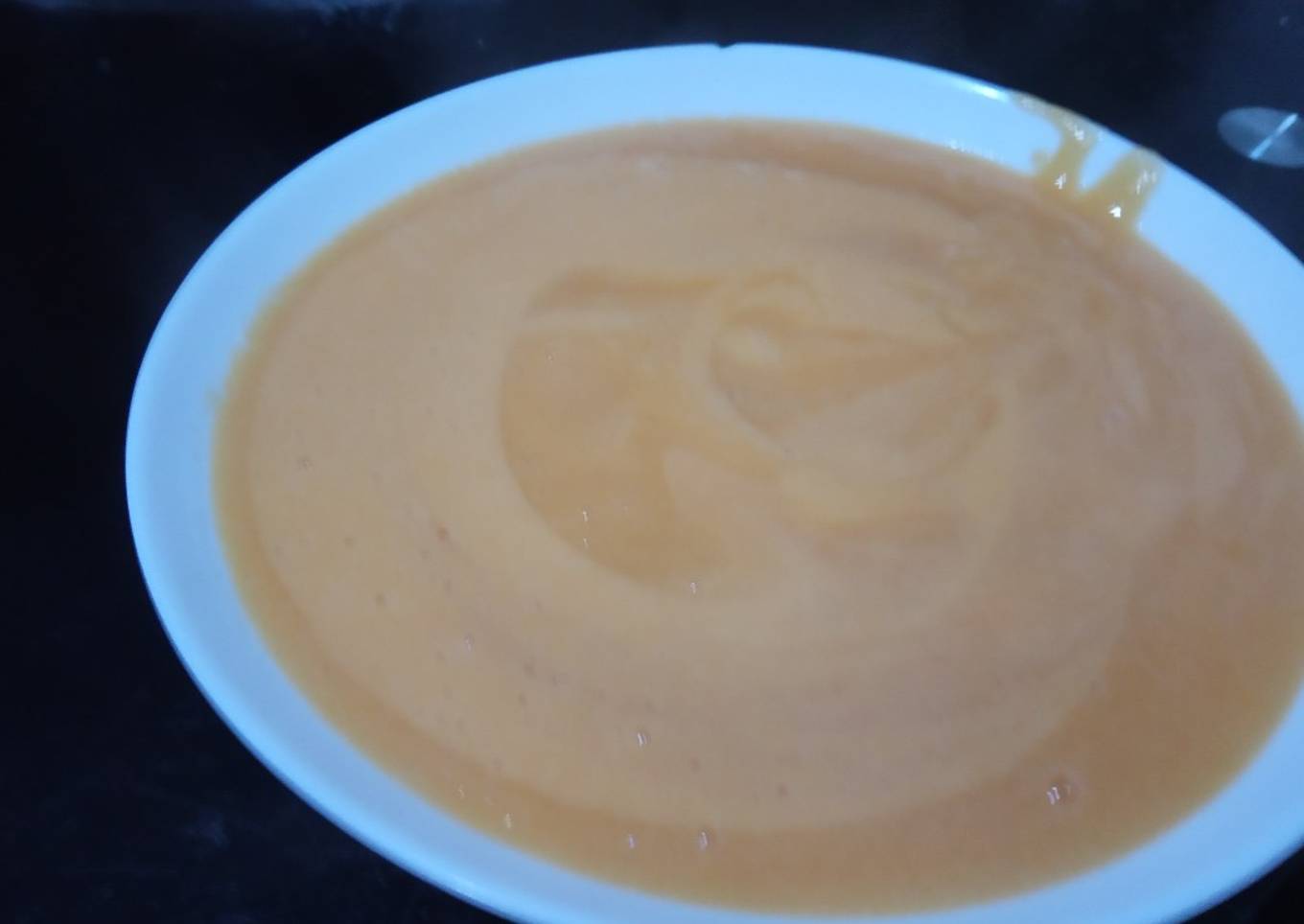 Crema de calabaza y zanahoria