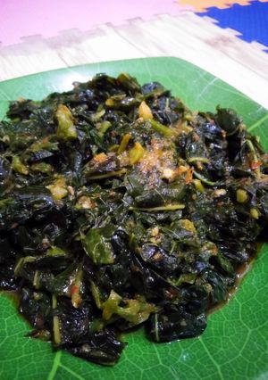 Foto resep Tumis Daun Singkong