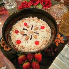 Almond Rice kheer A picture of Almond Rice kheer.