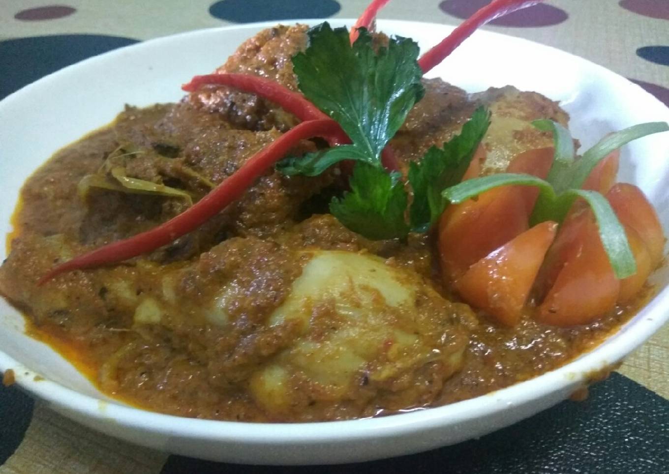 Rendang ayam ala gue