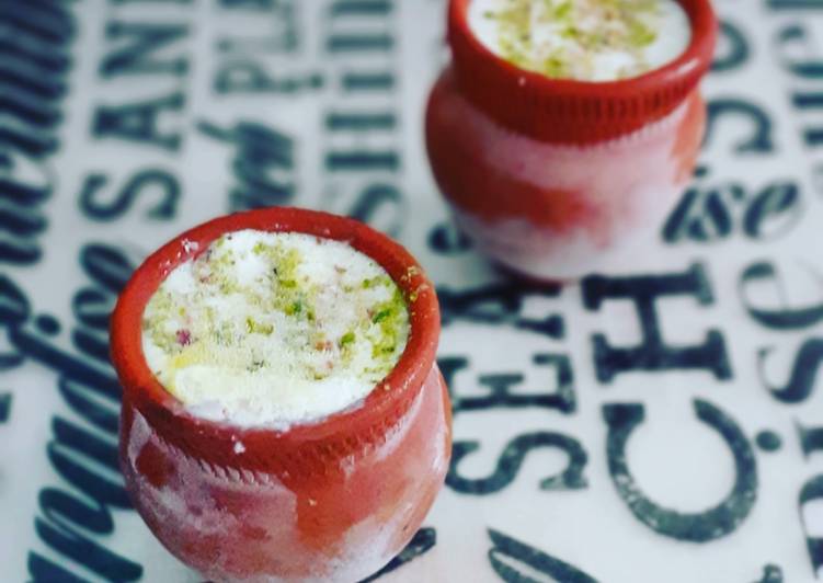 How to Make Super Quick Homemade Badam pista matka kulfi