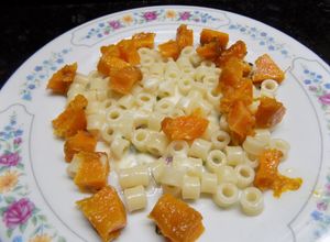 Una foto de Dedalitos con calabaza para niños