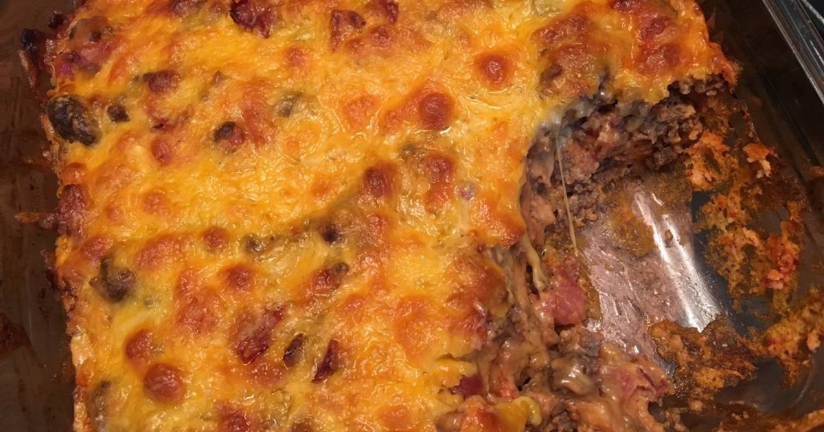 NSNG Bacon Cheeseburger Casserole Recipe by Sarah - Cookpad