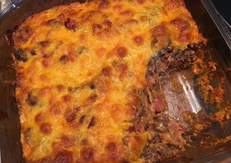 Simple Way to Make Award-winning NSNG Bacon Cheeseburger Casserole