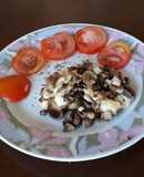 Champiñones con queso