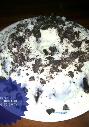 Foto resep Puding Nutrijel coklat vla susu tabur keju dan oreo