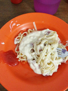 Foto resep Fettucine carbonara tanpa cream