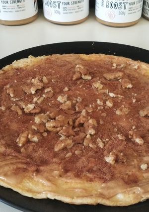 Φωτογραφία της συνταγής Ομελέτα με μέλι & φυστικοβούτυρο