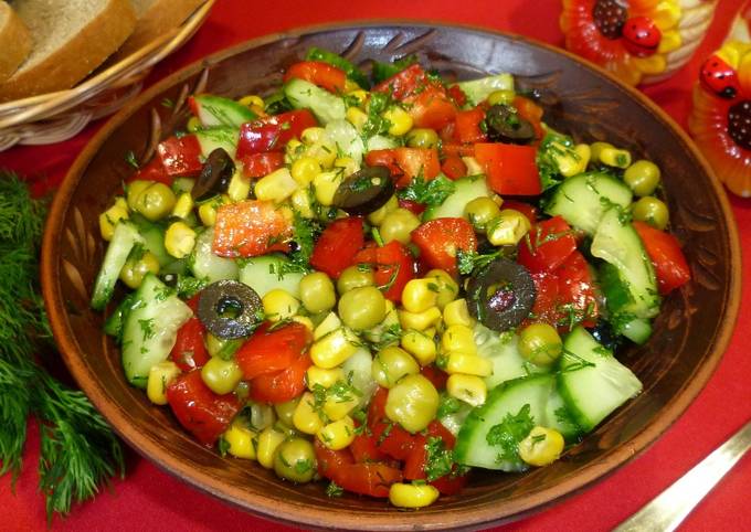 Овощные салаты – вкусных рецептов с фото, простые рецепты овощных салатов