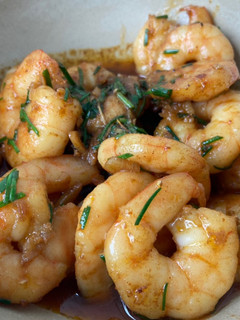 Una foto de Gambas al pil pil