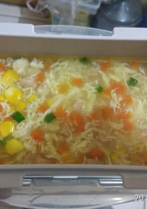 Foto resep Sup jagung (Non Halal)