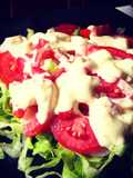 Ensalada de camarón con mayonesa casera