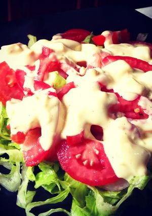 Una foto de Ensalada de camarón con mayonesa casera