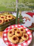 Crunchy Strawberry Cheese Thumbprint Cookies