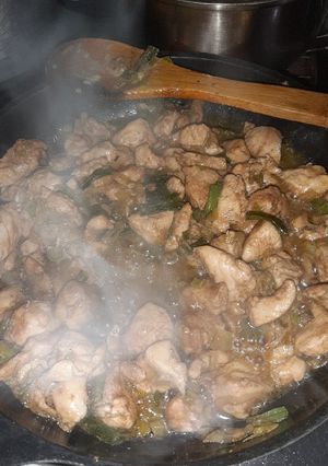 Una foto de Pollo mongoliano