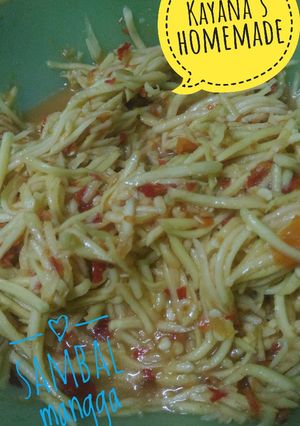 Foto resep Sambal mangga muda