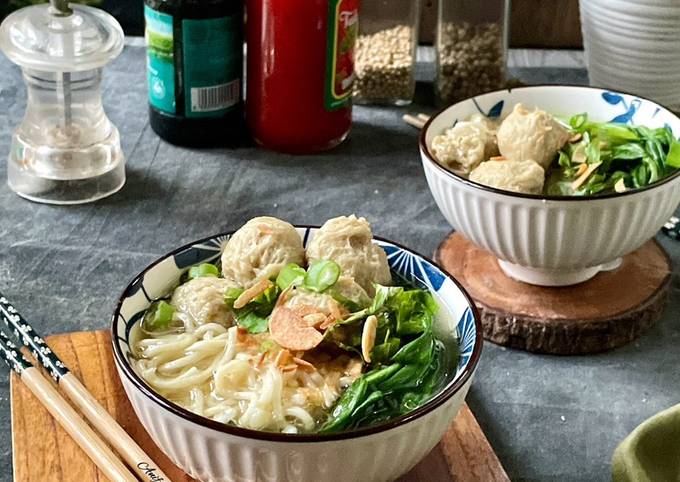 Resep Mie Bakso Kuah Versi Bakso Vegetarian Bakso Se1tan Oleh Anif