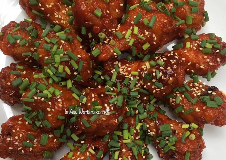 “ไก่ทอดซอสเกาหลี”