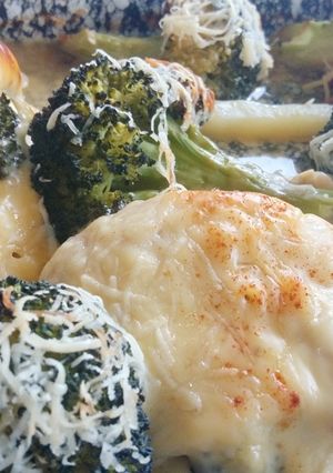 Brokkolis töltött pulykatallér recept fotója