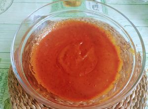 Una foto de Salsa salmorreta