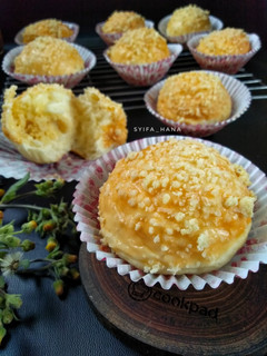 Foto resep Roti isi crumble susu keju