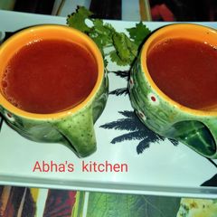 A picture of Tomato soup.