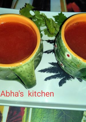 A picture of Tomato soup.