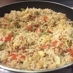 Vegetable Fried Rice A picture of Vegetable Fried Rice.
