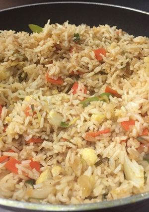 A picture of Vegetable Fried Rice.