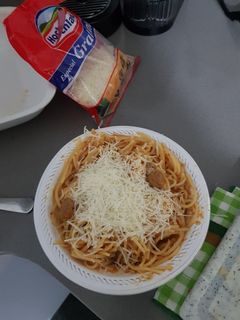 Una foto de Espaguetis a la abuela
