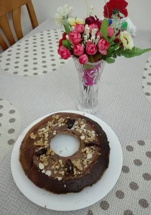 صورة لوصفة كيكة التمر