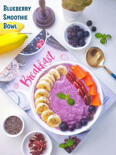 Foto resep Blueberry Smoothie Bowl