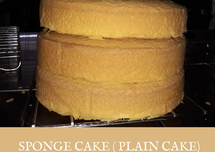 Sponge cake (base cake ultah)