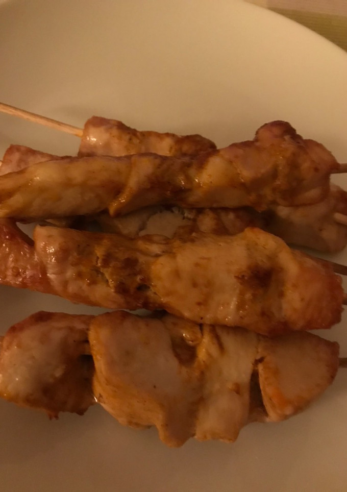 Una foto de Brochetas de pollo BonArea en Airfryer Cosori