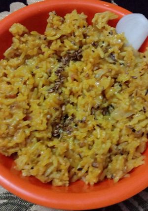 A picture of Moong dal Khichdi.