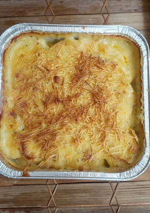 Foto resep Baked potato milk