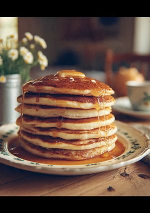 A picture of Pumpkin Spice Pancakes.
