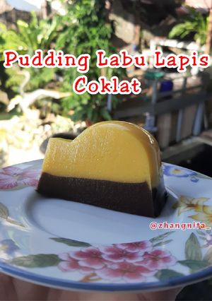 Foto resep Pudding Labu Lapis Coklat